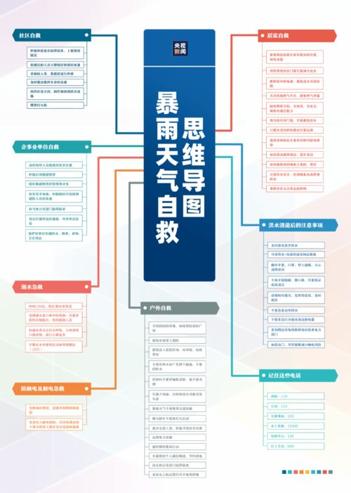 暴雨洪災(zāi)應(yīng)對指南與疫情通報 | 思維導(dǎo)圖助您避險